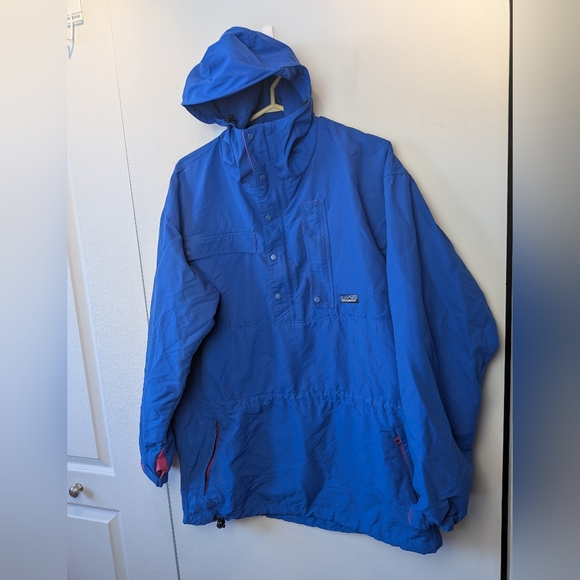 Patagonia Other - VINTAGE PATAGONIA 80' 90' Windbreaker Rain Jacket Men Size M Made In Hong Kong